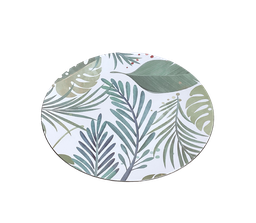 [704-01211] Decore Plastic Charger Plate, Palms