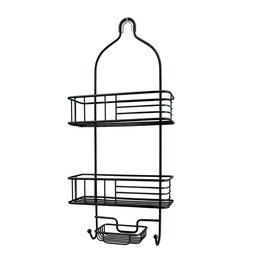 [RHSC31678] Royal Homes Shower Caddy Metal, Black