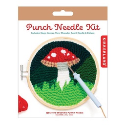 [GG252] Kikkerland Punch Needle Mushroom Kit