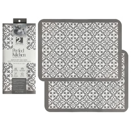 [768-1447064] Perfect Kitchen Quick-Dry Mats (2pc Set)