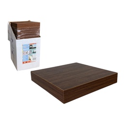 [856-DR14878CH] Ideal Furniture Wall Shelf, Brown