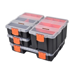 [320020#] Tactix 4-in-1 Plastic Organizer Set