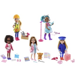 [821-GTN86] Barbie Chelsea Doll and Accessories, Career-Themed