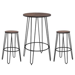 [P1910-0007 / MBT32092] Mobel Bar Table Set (1 table + 2 Bar stools)