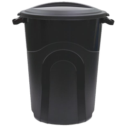 [TI0020 / 3086014] United Solutions Rough &amp; Rugged Trash Can with Lid 32 Gal. Black