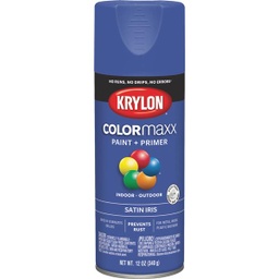 [K05564007] ^Krylon Colormaxx Satin Spray Paint &amp; Primer, Iris