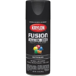 [K02754007] ^Krylon Fusion All-In-One Matte Spray Paint &amp; Primer, Black