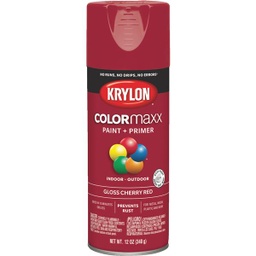 [K05511007] ****Krylon ColorMaxx 12 Oz. Gloss Spray Paint, Cherry Red