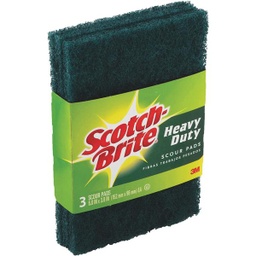 [223-10] Scotch-Brite Heavy Duty Scour Pad, 6 In. x 3.8 In. (3-Pack)