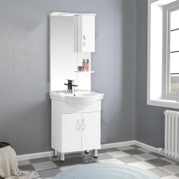 [6026A RHBV16967] Royal Homes Bathroom Vanity 23.6 x 18.1 x 33.4 In. White