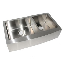 [RHKS-HAD3621B RHDBKS15589] Royal Homes Apron Kitchen Sink 36 x 21 in 304 Stainless Steel