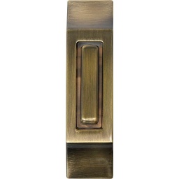 [DP-1236A] ****IQ America Wired Lighted Doorbell Push Button - Antique Brass
