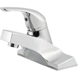 [LG142-5000 / 1425000] Pfister Pfirst Series 1-Handle Centerset Bathroom Faucet 4 In., Polished Chrome