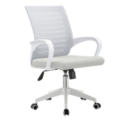[4618] ^Royal Office Chair Mesh Back White (Weight Limit 220lb)