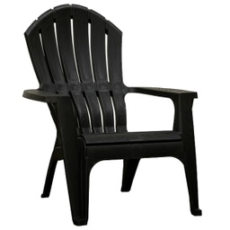 [8371-02-3700 / 258499] ****Adams RealComfort Resin Adirondack Chair Black