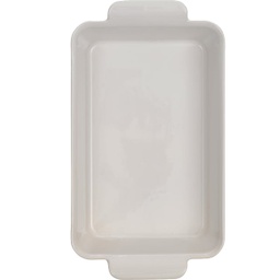 [4154] ****Goodcook Stoneware Baking Dish with Handles 2.3 Qt White