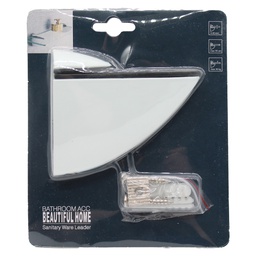 [KL-139W] ****Classy Homes Shelf Clips Glass /White 1pc