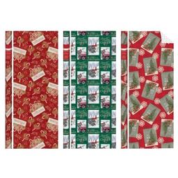 [CW8040A8 / CW8040A19] Edg Wrapping Paper 80 Sq Ft Roll 40 In., Traditional