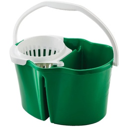 [2112 / 7493265] Libman Clean &amp; Rinse Bucket with Wringer 4 Gal., Green