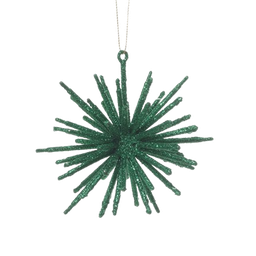 [831-XMTX215-1293R] Miro Christmas Ornament 11x11x5cm Green
