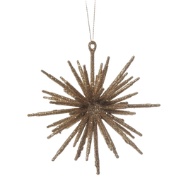 [831-XMTX215-1293B] Miro Christmas Ornament 11x11x5cm Gold