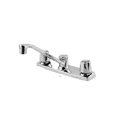 [135-1000] Pfister Two Handle Kitchen Faucet Polished Chrome
