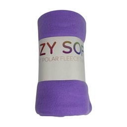 [FLC-PLR-5060-PU] ****Cozy Polar Fleece Micro Throw, Purple