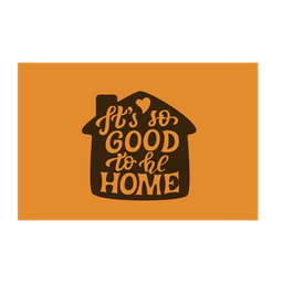 [D012 / 700-N24-00283 CHFM27482] ****Classy Homes Foam Door Mat, Good To Be Home 18x30 in.