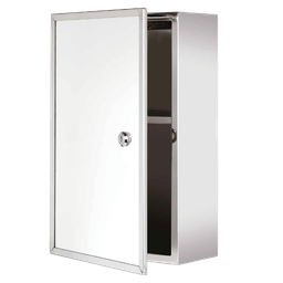 [EBFHW846005] ****Elle Home Trent Lockable Medicine Cabinet 15.74 H x 9.84 W x 5.11 D In.