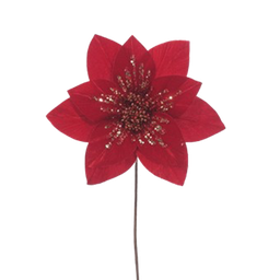 [831-F002-24030A] Miro Christmas Poinsettia Stem 5