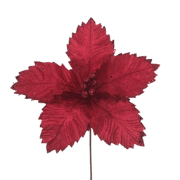 [831-AMX001-24126Z] ****Miro Christmas Poinsettia 33x20cm 5P Magenta