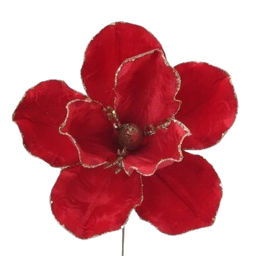 [XQ145900638R] Christmas Magnolia Stem 31cm/ 12 In.